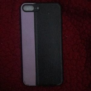 Purple and Black phone case